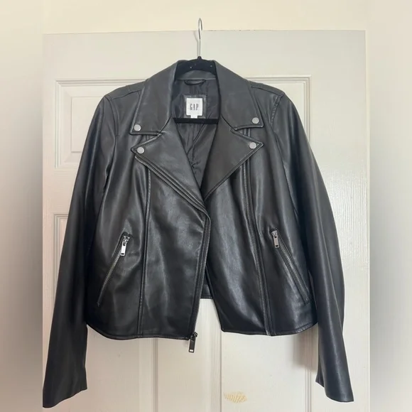 ジャケット・アウター GAP Leather Jacket Vintage Gap Leather Jacket size Youth XL (21x24.5) for $80